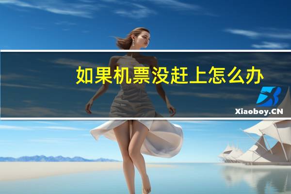 如果机票没赶上怎么办
