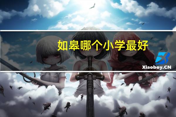 如皋哪个小学最好