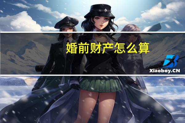 婚前财产怎么算