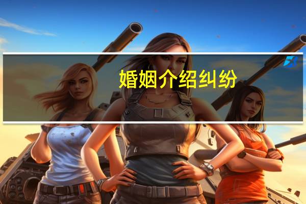 婚姻介绍纠纷