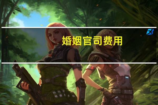 婚姻官司费用