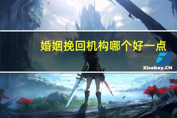 婚姻挽回机构哪个好一点