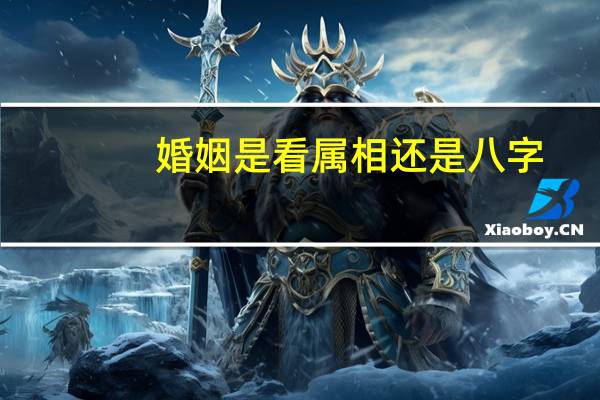 婚姻是看属相还是八字