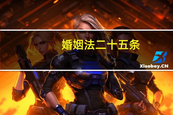 婚姻法二十五条