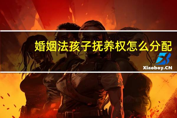 婚姻法孩子抚养权怎么分配