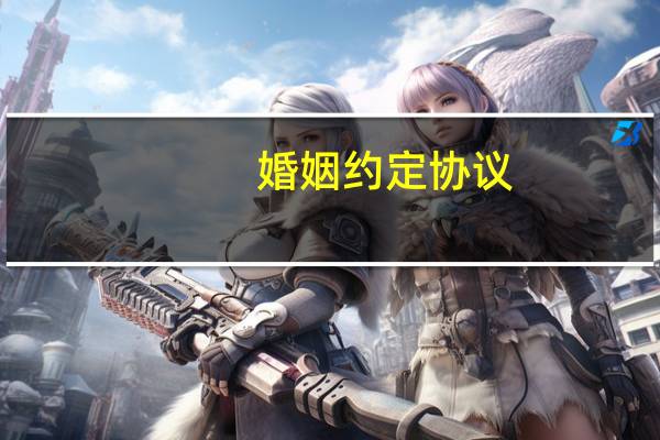婚姻约定协议