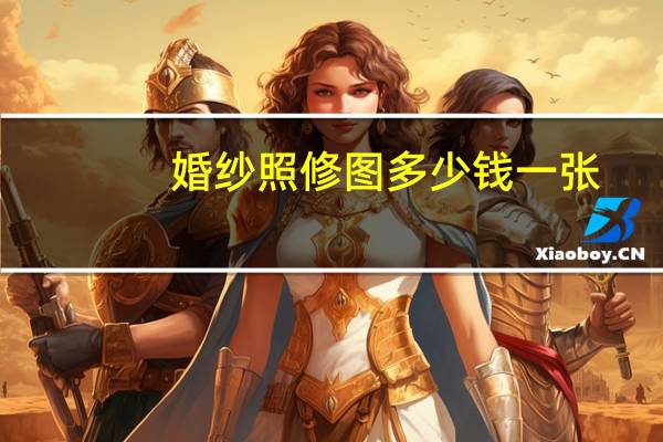 婚纱照修图多少钱一张