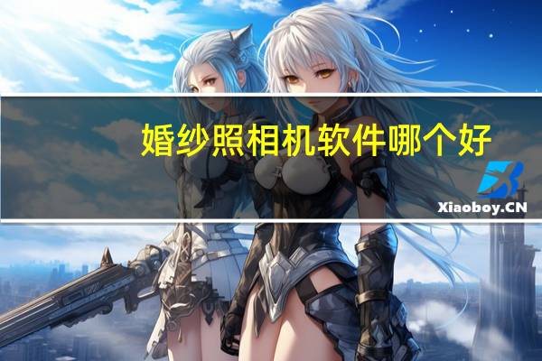 婚纱照相机软件哪个好