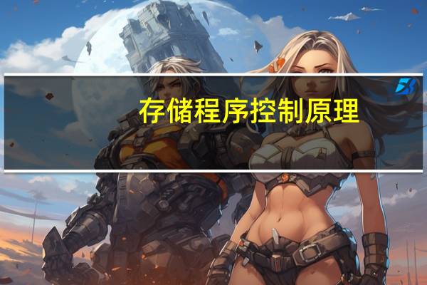 存储程序控制原理