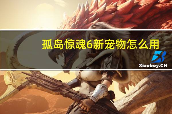 孤岛惊魂6新宠物怎么用