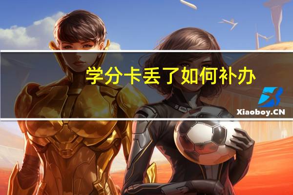 学分卡丢了如何补办