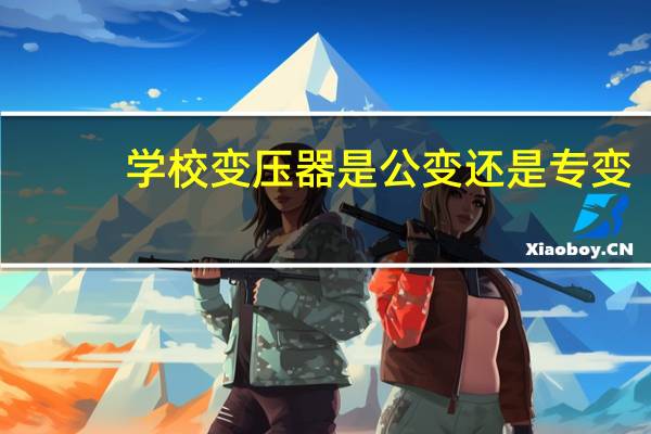 学校变压器是公变还是专变