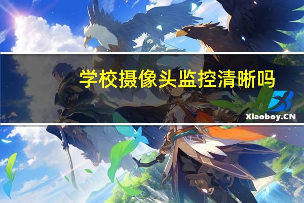 学校摄像头监控清晰吗