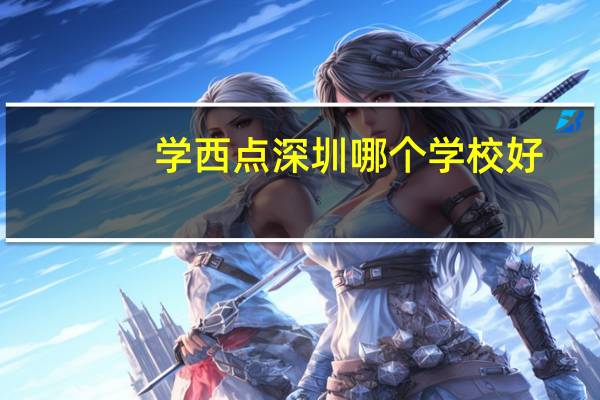 学西点深圳哪个学校好