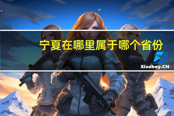 宁夏在哪里属于哪个省份