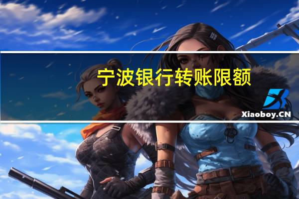 宁波银行转账限额