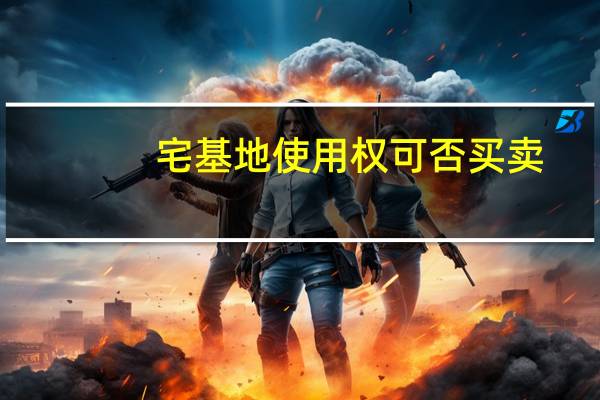 宅基地使用权可否买卖