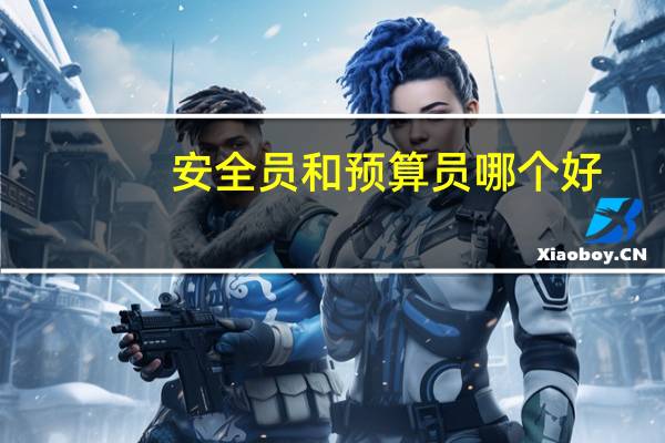安全员和预算员哪个好