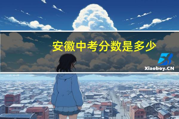 安徽中考分数是多少
