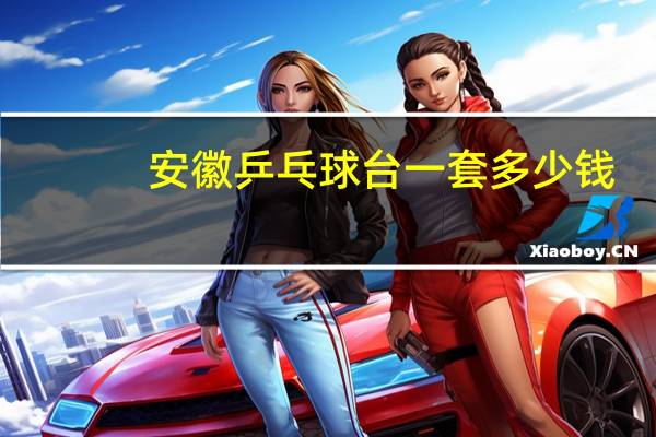 安徽乒乓球台一套多少钱