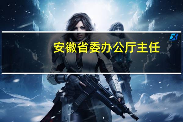 安徽省委办公厅主任