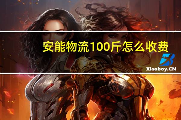 安能物流100斤怎么收费