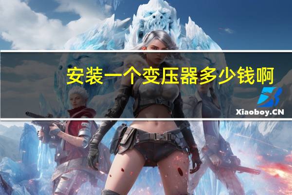 安装一个变压器多少钱啊