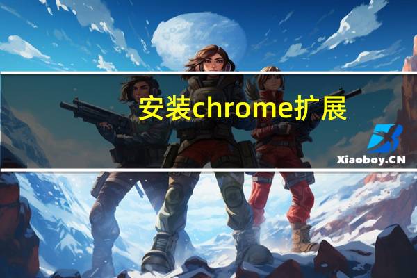 安装chrome扩展