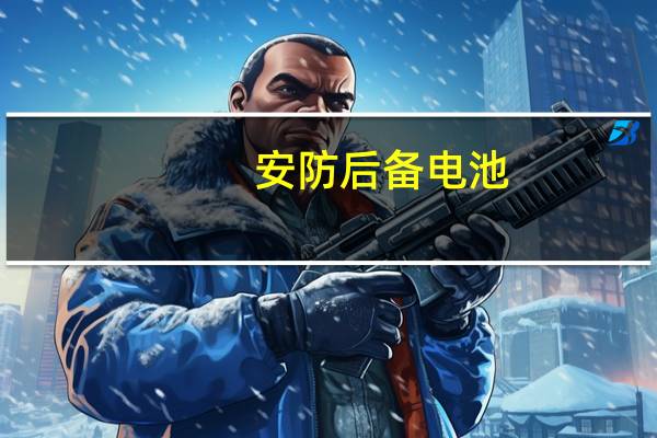 安防后备电池