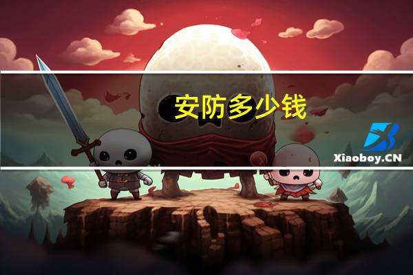 安防多少钱