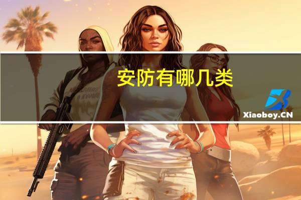 安防有哪几类