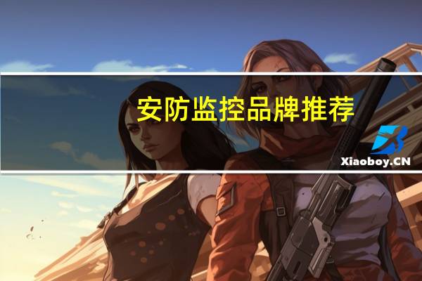 安防监控品牌推荐