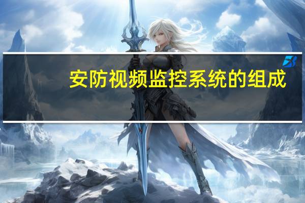 安防视频监控系统的组成