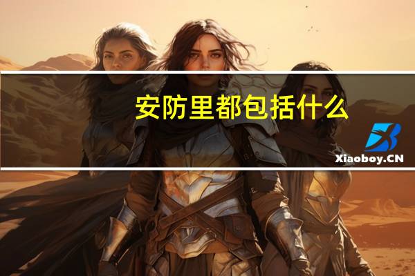安防里都包括什么