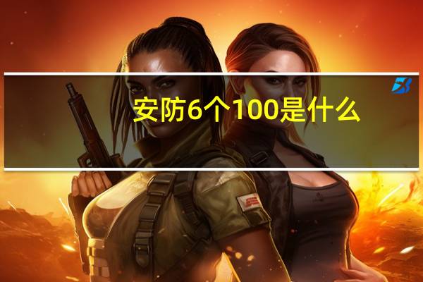 安防6个100是什么