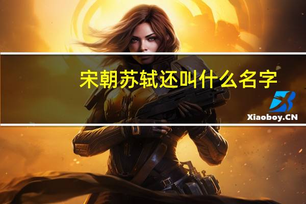 宋朝苏轼还叫什么名字