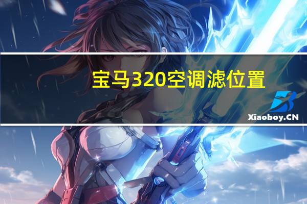 宝马320空调滤位置