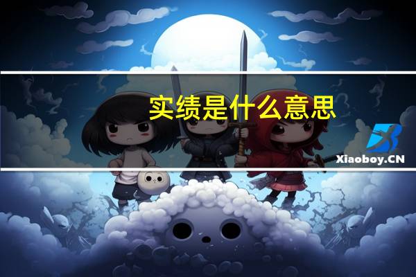 实绩是什么意思