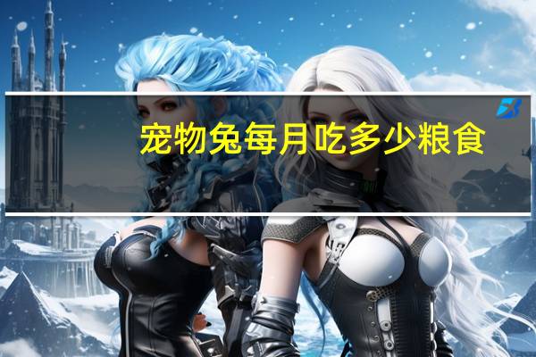 宠物兔每月吃多少粮食
