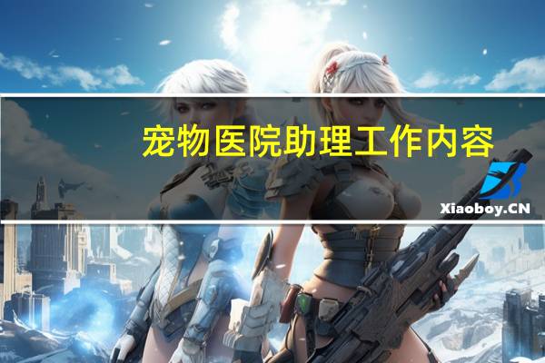 宠物医院助理工作内容