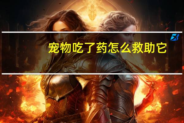 宠物吃了药怎么救助它
