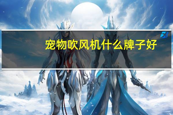 宠物吹风机什么牌子好