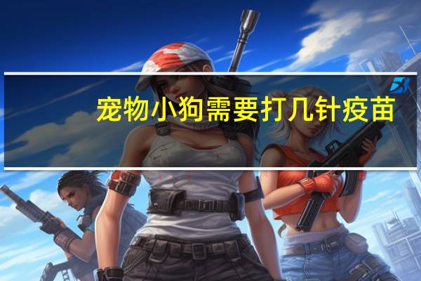 宠物小狗需要打几针疫苗