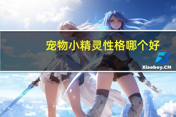 宠物小精灵性格哪个好