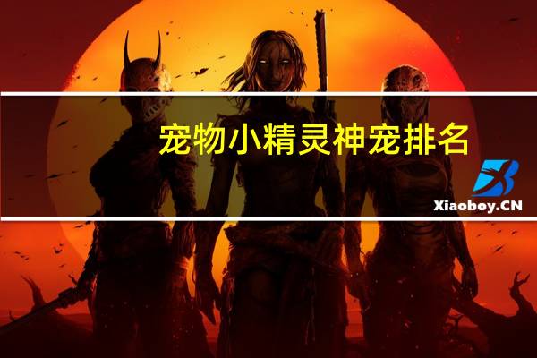 宠物小精灵神宠排名