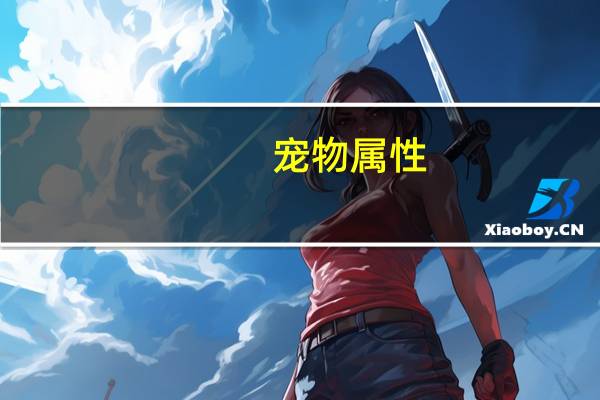 宠物属性