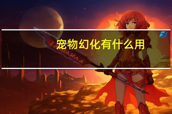 宠物幻化有什么用