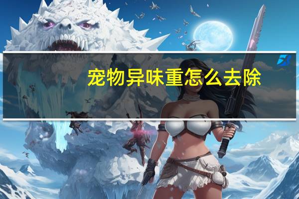 宠物异味重怎么去除