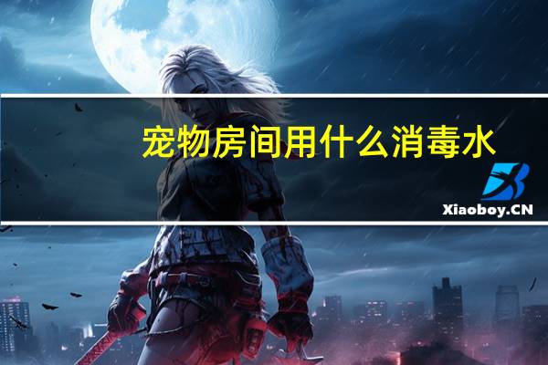 宠物房间用什么消毒水