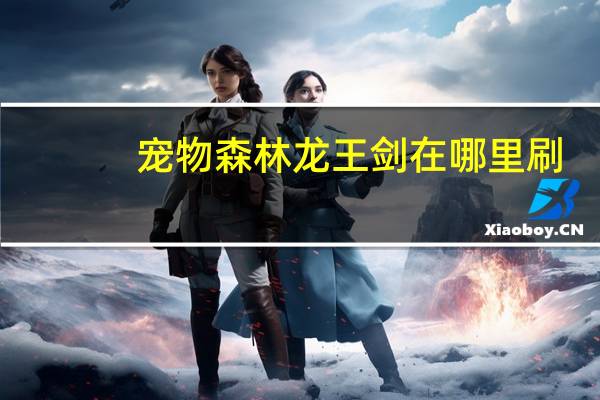 宠物森林龙王剑在哪里刷